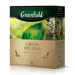 ЧАЙ ГРИНФИЛД ГРИН МЕЛИСА ЗЕЛЕНЫЙ 100П*1,5ГР