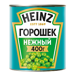 ГОРОШЕК ЗЕЛЁНЫЙ ХАЙНЦ 400ГР Ж/Б