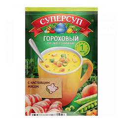 СУП-ПЮРЕ СУПЕРСЫТ МОМ ГОРОХ/СУХАРИ 21,8