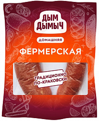 КОЛБАСА П/К ДЫМ ДЫМЫЧ ДОМАШНЯЯ ФЕРМЕРСКАЯ ШТ 330ГР