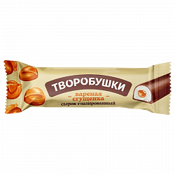 БЗМЖ СЫРОК ТВОРОЖНЫЙ ТВОРОБУШКИ ВАРЕНАЯ СГУЩЕНКА ГЛАЗИР 20% 40ГР