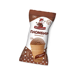 БЗМЖ МОРОЖЕНОЕ ПЕСТРАВКА ВАФ СТАКАН ШОКОЛАДНЫЙ 12% 100ГР