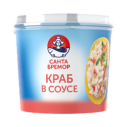 ПАСТА САНТА БРЕМОР КРАБ В СЛИВОЧНОМ СОУСЕ 150ГР