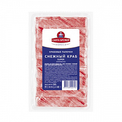 КРАБОВЫЕ ПАЛОЧКИ СОЧНЫЙ КРАБ САНТА-БРЕМОР 500ГР КРАБОВЫЕ ПАЛОЧКИ СОЧНЫЙ КРАБ САНТА-БРЕМОР 500ГР