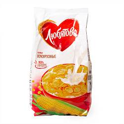 ХЛОПЬЯ ЛЮБЯТОВО КУКУРУЗНЫЕ 300ГР