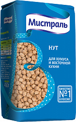 КРУПА ГОРОХ ТУРЕЦКИЙ НУТ МИСТРАЛЬ 450ГР