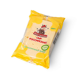 БЗМЖ СЫР ПЕСТРАВКА РОССИЙСКИЙ 50% 200ГР