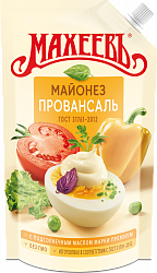 МАЙОНЕЗ МАХЕЕВ ПРОВАНСАЛЬ КЛАСCИЧ П/П 400МЛ