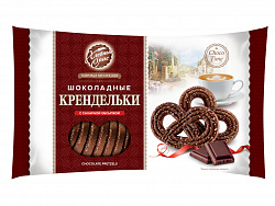 ПЕЧЕНЬЕ ХЛЕБНЫЙ СПАС КРЕНДЕЛЬКИ ШОКОЛАДНЫЕ 320ГР