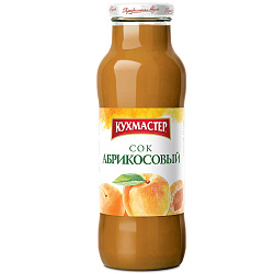СОК КУХМАСТЕР АБРИКОСОВЫЙ 0,7Л СТ/Б