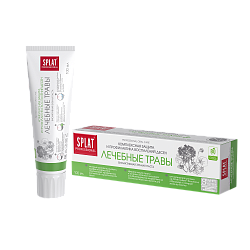 ПАСТА ЗУБ СПЛАТ ЛЕЧЕБНЫЕ ТРАВЫ 2В1 100МЛ