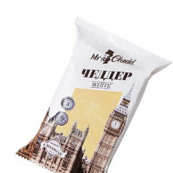 БЗМЖ СЫР ЧЕДДЕР WHITE 50% 3 МЕС ВЫД 200ГР