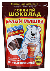 ГОРЯЧИЙ ШОКОЛАД БЕЛЫЙ МИШКА 150ГР М/У ГОРЯЧИЙ ШОКОЛАД БЕЛЫЙ МИШКА 150ГР М/У
