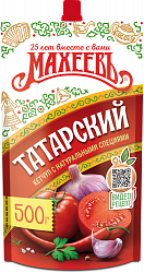 КЕТЧУП МАХЕЕВ ТАТАРСКИЙ 500ГР Д/П