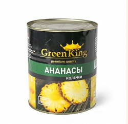 АНАНАСЫ GREEN KING КОЛЕЧКИ Ж/Б 580 МЛ (СУХ ВЕС 340ГР)