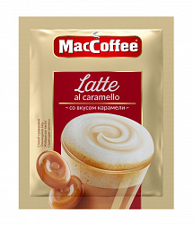 НАПИТОК MAC LATTE РАСТВОРИМЫЙ СО ВКУСОМ КАРАМЕЛИ 22ГР