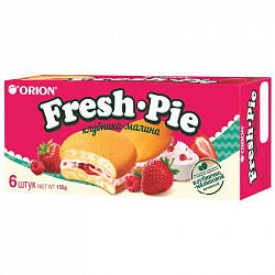 ПИРОЖНОЕ ФРЕШ ПАЙ КЛУБНИКА/МАЛИНА ОРИОН 150ГР