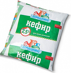 БЗМЖ КЕФИР СЕЛО ДОМАШКИНО 2,5% 450ГР Ф/П