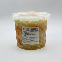 КАПУСТА КВАШЕНАЯ СЛАДКАЯ С САХАРОМ РУДОМЕТКИН ПЭТ 1Л