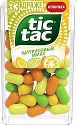 ДРАЖЕ ТИК ТАК ЦИТРУС МИКС 16ГР