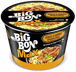 ЛАПША БИГ БОН МАКС СОУС ГРИЛЬ С ГОВЯДИНОЙ 95ГР