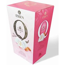 КОНФЕТЫ ЭССЕН Q СО СЛИВОЧНОЙ НАЧИНКОЙ МИНДАЛЕМ КОКОСОМ 150ГР