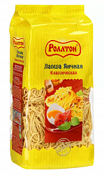 ЛАПША РОЛЛТОН ЯИЧНАЯ КЛАССИЧЕСКАЯ 400ГР