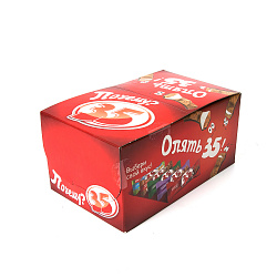 КОНФЕТЫ МХ "35" СО СКУСОМ ШОКОЛАДА ШОУ-БОКС 20ГР/25