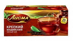 ЧАЙ ЛИСМА ЧЕРНЫЙ КРЕПКИЙ 25П*1,8ГР