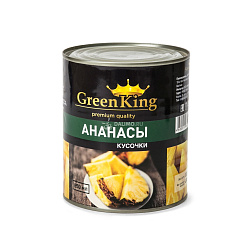 АНАНАСЫ В ЛЕГКОМ СИРОПЕ ГРИН КИНГ КУСОЧКИ 850ГР Ж/Б АНАНАСЫ В ЛЕГКОМ СИРОПЕ ГРИН КИНГ КУСОЧКИ 850ГР Ж/Б