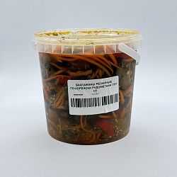 БАКЛАЖАНЫ РЕЗАННЫЕ ПО-КОРЕЙСКИ РУДОМЕТКИН ПЭТ 1Л