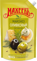 МАЙОНЕЗ МАХЕЕВ ОЛИВКОВЫЙ 50,5% 800ГР ПАК