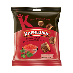 СУХАРИКИ КИРИЕШКИ КРАСНАЯ ИКРА 40ГР