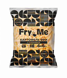 КАРТОФЕЛЬ ФРИ С ПАНИРОВКОЙ FRY ME 6Х6ММ 2,5 КГ(5ШТ) КАРТОФЕЛЬ ФРИ С ПАНИРОВКОЙ FRY ME 6Х6ММ 2,5 КГ(5ШТ)