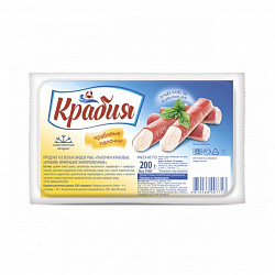 КРАБОВЫЕ ПАЛОЧКИ КРАБИЯ ЗАМ 200Г
