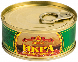 ИКРА ЛОСОСЕВАЯ АВАЧА 95ГР Ж/Б 1 СОРТ