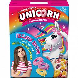 РАДУЖНЫЕ КОЛЕЧКИ UNICORN ФРУКТОВЫЕ 195 Г