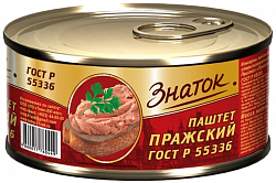 ПАШТЕТ ПРАЖСКИЙ ГОСТ 100Г КЛЮЧ