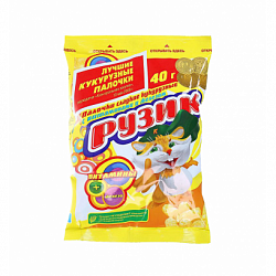 КУКУРУЗНЫЕ ПАЛОЧКИ РУЗИК 40ГР