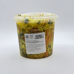 КАПУСТА ВИТАМИНКА ПО-КОРЕЙСКИ  С КУРКУМОЙ РУДОМЕТКИН 1Л