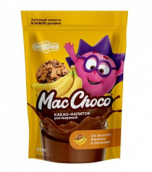 КАКАО MACCHOCO СО ВКУСОМ БАНАНА И ПЕЧЕНЬЯ 235Г
