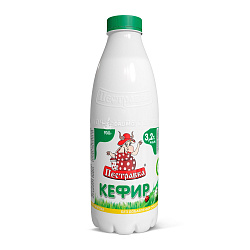 БЗМЖ КЕФИР ПЕСТРАВКА 3,2% 930ГР ПЭТ