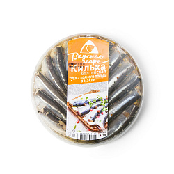 КИЛЬКА Б/Г П/П В МАСЛЕ ВКУСНОЕ МОРЕ 170ГР