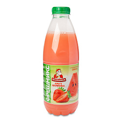 НАПИТОК СЫВОРОТОЧНЫЙ ПЕСТРАВКА С СОКОМ АРБУЗ-КУБНИКА 900ГР ПЭТ
