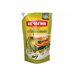 МАЙОНЕЗ ПЕЧАГИН ОЛИВКОВЫЙ 67% 750МЛ ДПДЗ