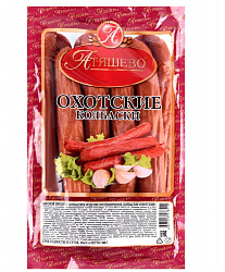КОЛБАСКИ АТЯШЕВО ПО-ОХОТНИЧЬИ П/К МГА 300ГР