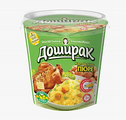 ПЮРЕ ДОШИРАК ПРЕМИУМ С СОУСОМ КУРИНЫЙ С ОВОЩАМИ 52ГР