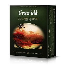ЧАЙ ГРИНФИЛД ГОЛДЕН ЦЕЙЛОН ЧЕРНЫЙ 100П*2ГР
