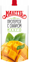 ДЖЕМ МАХЕЕВ МАНГО ПРОТЕРТОЕ С САХАРОМ 300ГР ДПДЗ