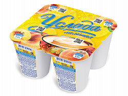 БЗМЖ ЙОГУРТ УСЛАДА ПЕРСИК МАРАКУЯ 1,2% 95ГР